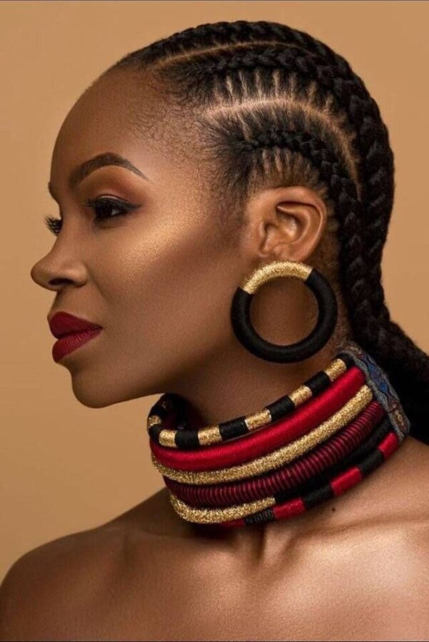 Style moderne collier ventre africain