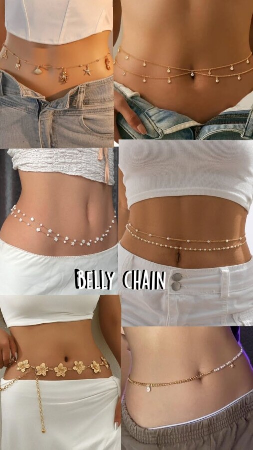 Styles bijoux de hanche