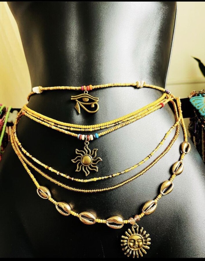 Tendance collier de taille