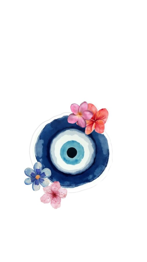 Symbole oeil de protection