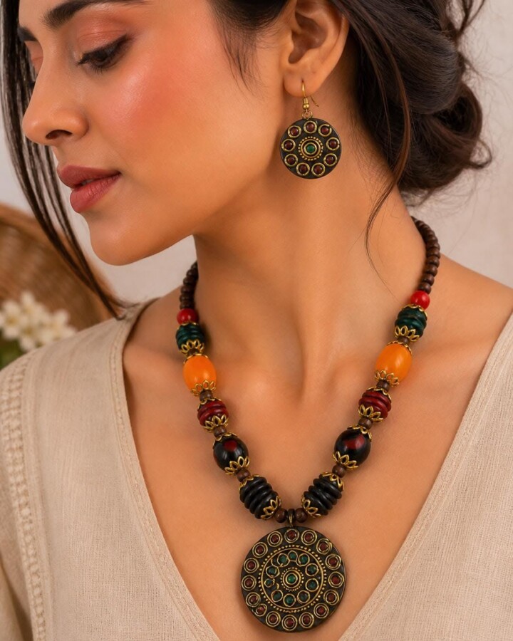 Collier de perles africaines