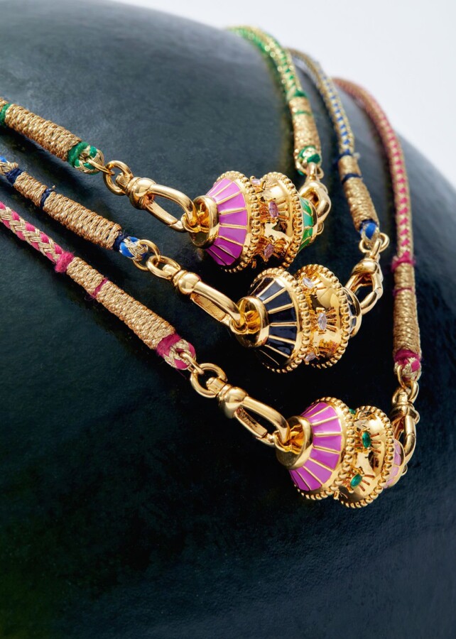 Collier protection œil grec