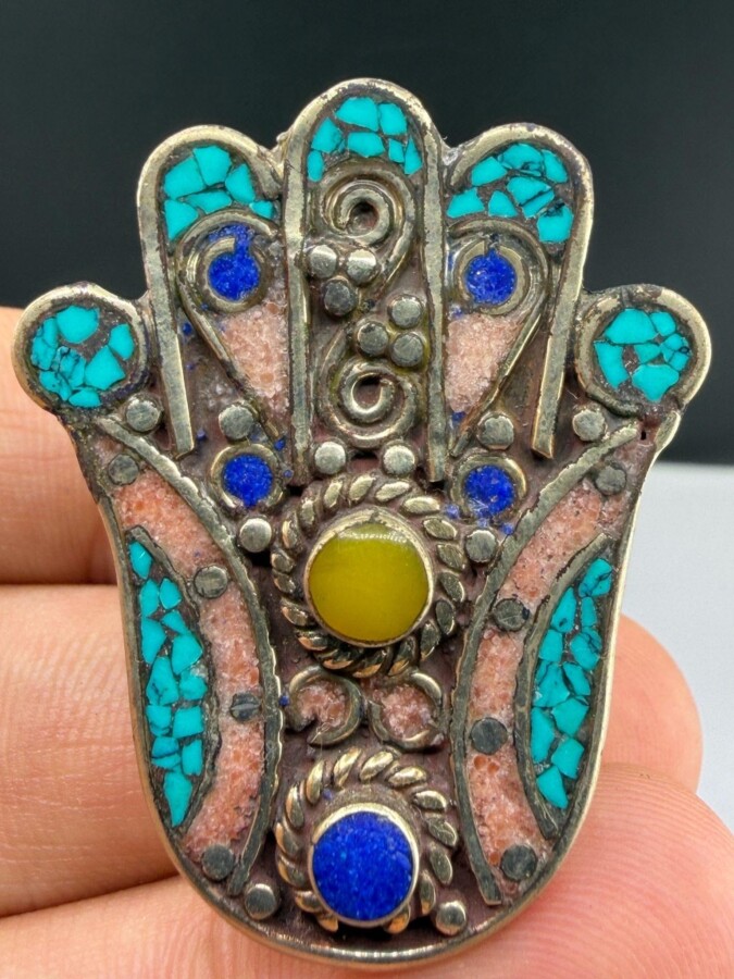 Collier protection œil grec